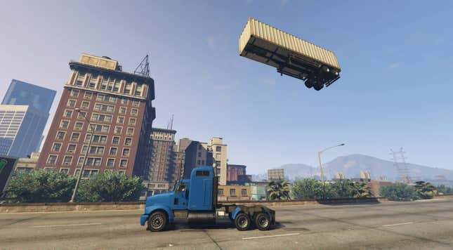 Great Shot <i>GTA V</i> Truck, That Was One In A Million