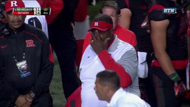 Rutgers Loses Mind, Spikes Ball On Fourth Down