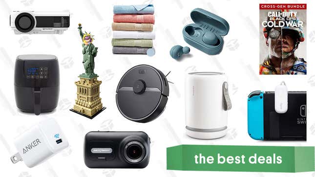 Image for article titled Wednesday&#39;s Best Deals: Call of Duty: Black Ops - Cold War, Vankyo Mini Projector, Bath Towels, LEGO Statue of Liberty, Molekule Air Mini, Roborock Robot Vacuums, and More