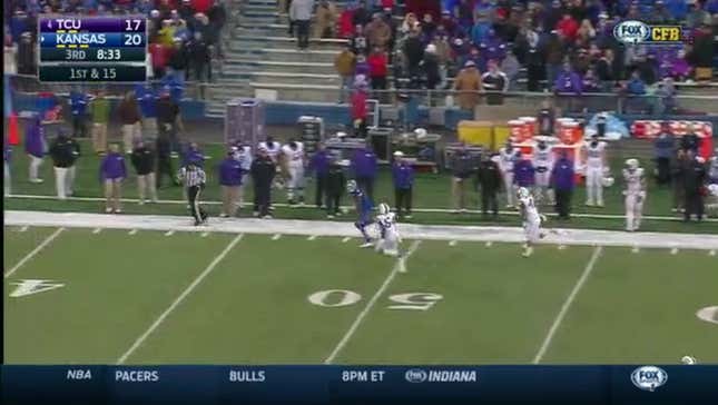 Tippy-Toe Tip Drill Touchdown Extends The Kansas Lead
