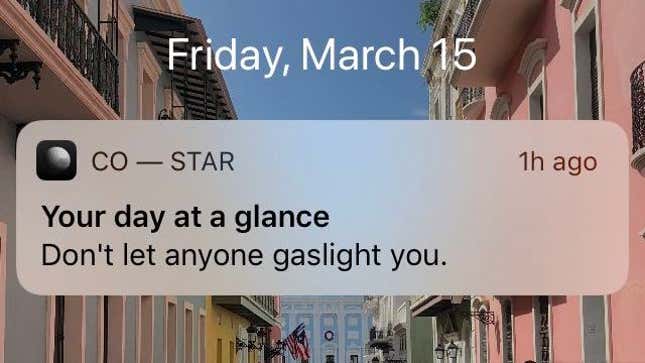 Image for article titled Why Are Co-Star's Daily Notifications So Rude?