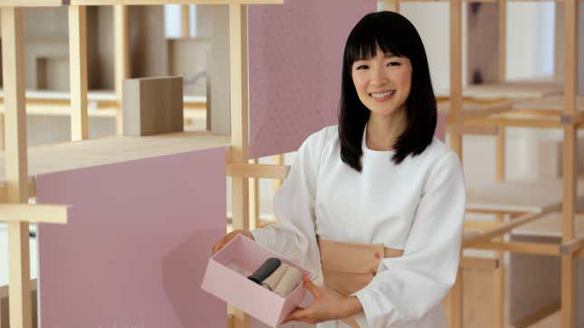 Image for article titled Personal Organizer to the Stars Accuses Marie Kondo of Ripping Off Her Folding Technique