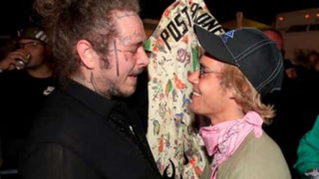 Post Malone Is Gnarlier Than Justin Bieber Cuz He Got the Tats to Prove It