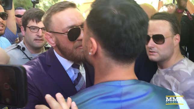 Flopsweating Conor McGregor And Frail Retired Boxer Mount Pitiful Spectacle<em></em>