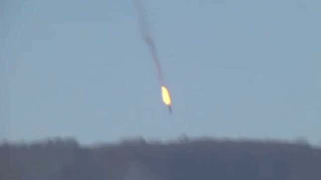 Turkey Shoots Down Russian Su-24 Fencer It Says Invaded Its Airspace (Updated)