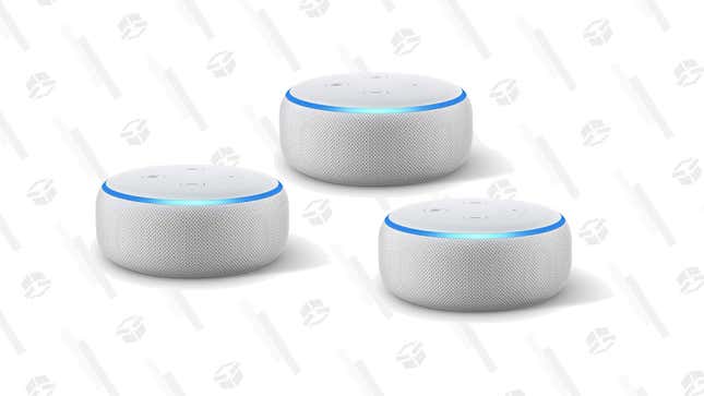 Echo Dot (3rd Gen) Smart Speaker (3-Pack) | $57 | Amazon | Use the promo code DOT3PACK