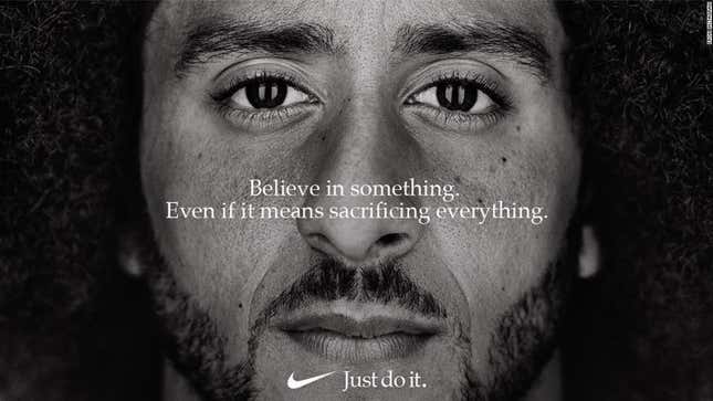 Image for article titled Colin Kapernick Nabs Emmy For Controversial Nike Ad