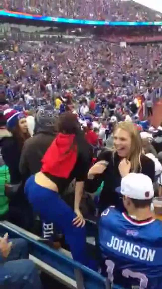 Buffalo Fan Twerking For Bills Would Not "Make Mom Proud"