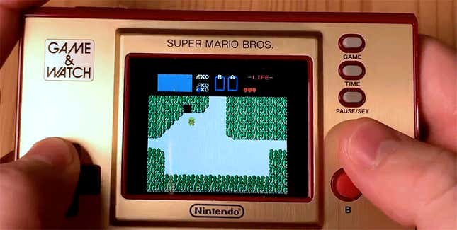 NEW Nintendo Game & Watch Super Mario Bros Legend of Zelda 