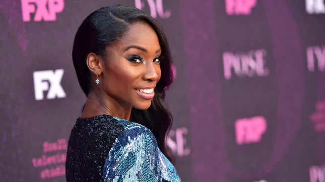 Angelica Ross on the red carpet in West Hollywood, Calif., August 2019