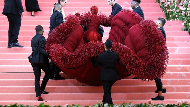 Cardi B attends The 2019 Met Gala Celebrating Camp: Notes on Fashion at Metropolitan Museum of Art on May 06, 2019 in New York City.