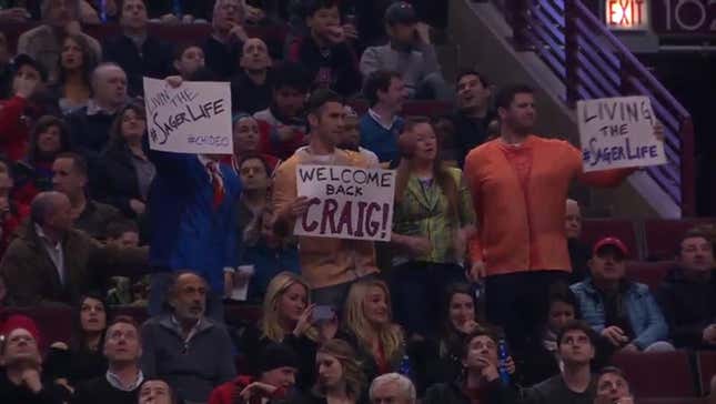 Raw Video Feed Of The Bulls' Welcome Back Ceremony For Craig Sager