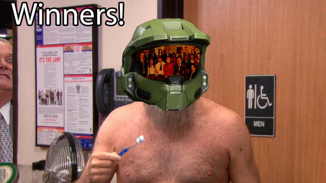 Image for article titled &#39;Shop Contest: Halo Delayed, Winners!