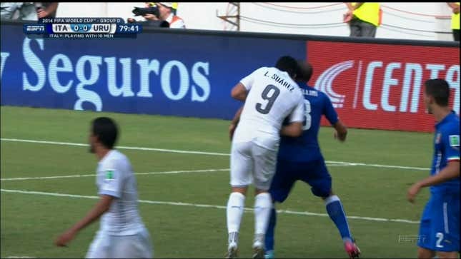 Luis Suárez Just Bit Someone Again!