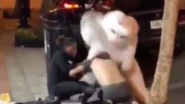 Bar-Hopping Easter Bunny Takes No Prisoners In Brutal Orlando Street Fight
