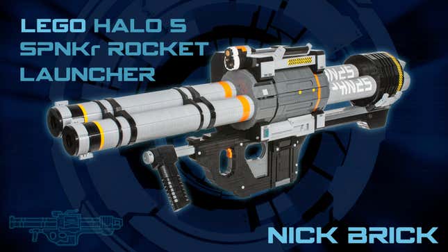 6,000-Piece LEGO Replica Of <i>Halo 5</i>'s Rocket Launcher