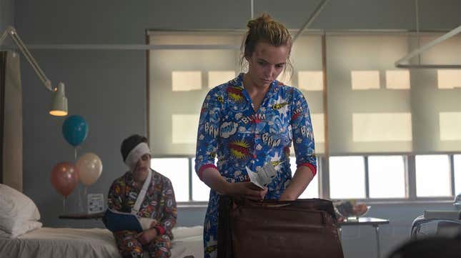 Villanelle in a child’s onesie