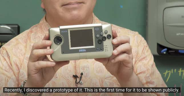 Image for article titled Sega Shows Old Handheld Prototype Publicly For The First Time