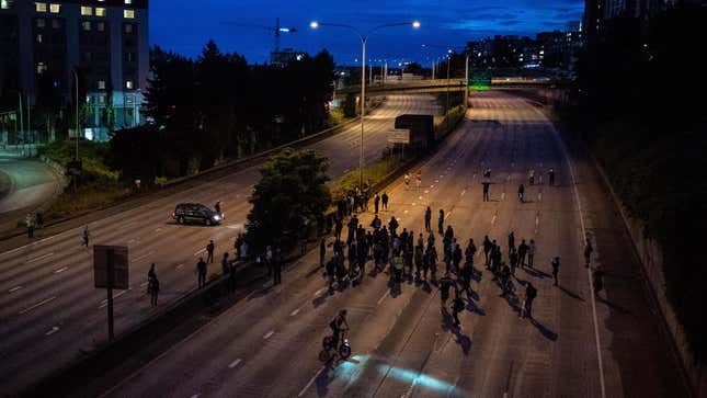 Image for article titled A Seattle Driver Plowed Into Black Lives Matter Protesters, One of Whom Died