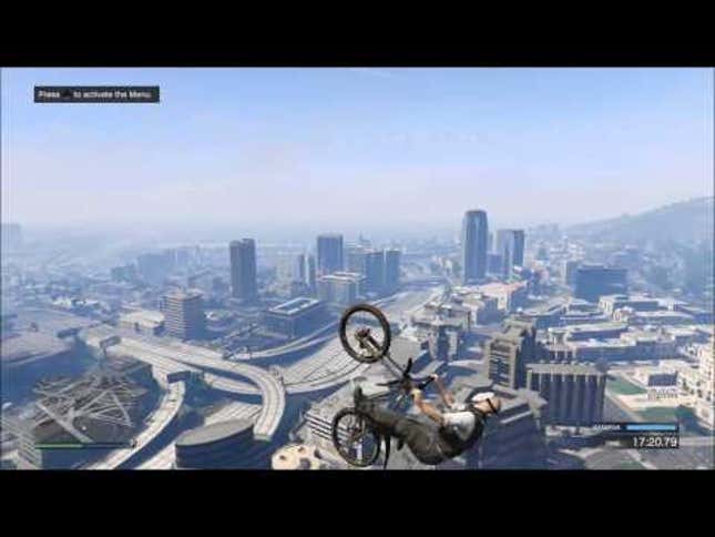 Behold, <em>GTA V's</em> Amazing Mountain Bike Physics