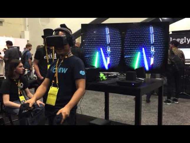 Anyone Up For Virtual Reality Lightsabers?