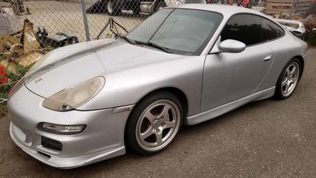 Image for article titled At $10,000, Could This Fire-Damaged 1999 Porsche 911 Carrera 4 Be A Smoking Hot Deal?