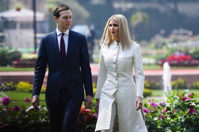 Image for article titled Ivanka Trump and Jared Kushner Are Both Full of Shit