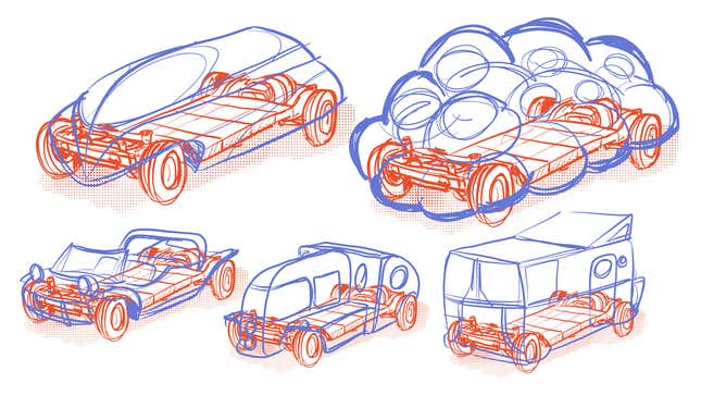 Image for article titled When Do We Start Seeing Some Weird EV Designs?