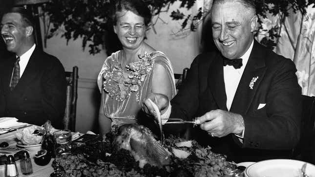 Image for article titled Not all first ladies serve up turkey and pie for White House Thanksgivings