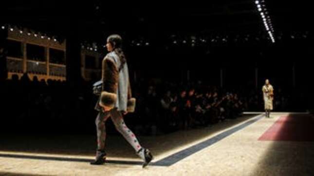 Prada Spoofed Waist Trainers With Corseted Blazers in Milan