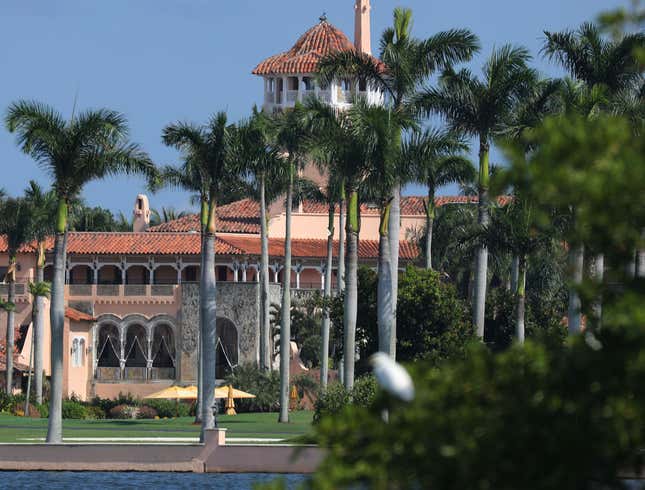 President Donald Trump’s Mar-a-Lago resort is seen on Nov. 1, 2019, in Palm Beach, Fla. President Trump announced that he will be moving from New York and making Palm Beach his permanent residence.