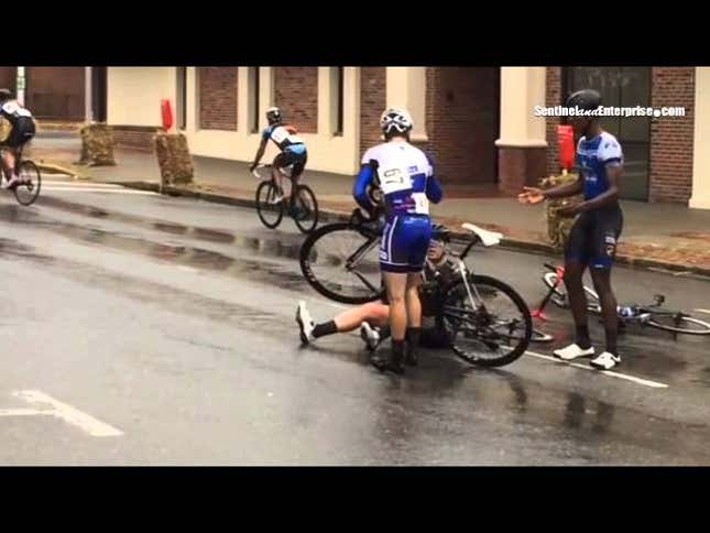 Cyclist Fight!
