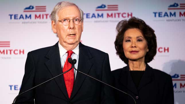 Image for article titled Mitch McConnell Admits Anti-Asian Racism Is Real, He Just Doesn't Want To Do Anything About It