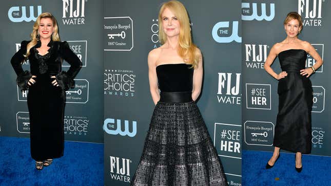 Image for article titled Boob Molds, Mosaic Prints, and Boring Basics at the 2020 Critics' Choice Awards