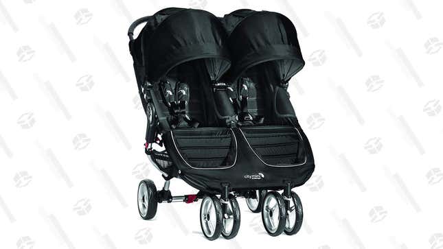 If keeping your kids side-by-side seems like the best way to get around, go for the Baby Jogger City Mini Double Stroller. It features comfortably padded seats, along with seat-back storage, an under-seat basket, vented seat tops, and peek-a-boo windows to make for the optimal ride.