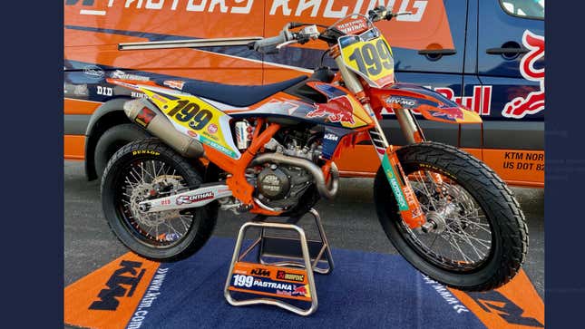 Image for article titled Travis Pastrana Is Going Flat Track Racing With KTM