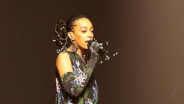 Solange Knowles performs during the runway during the Kenzo Menswear Spring Summer 2020 show as part of Paris Fashion Week on June 23, 2019 in Paris, France.