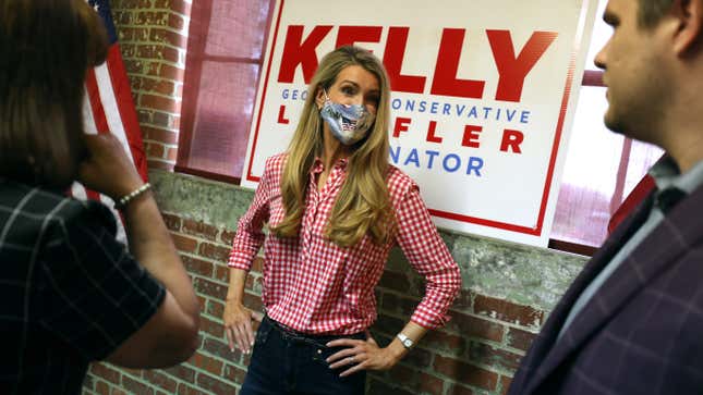 Image for article titled Hey Remember When Kelly Loeffler Took a Private Plane to a Hot Dog Stand? And Other Fun Facts About Jezebel's Most Hated Senator