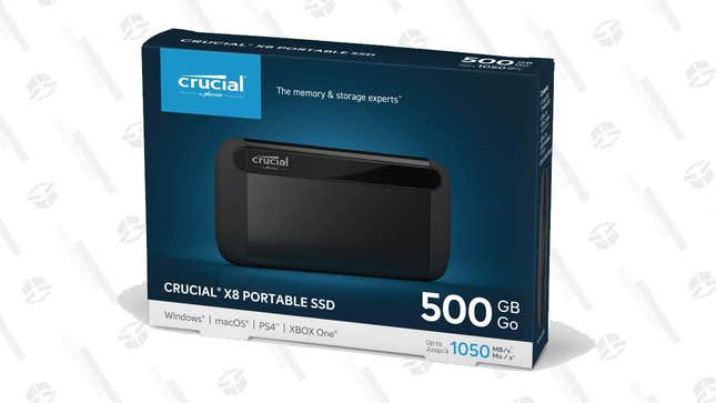 Crucial 500GB Solid-State Drive | $80 | Amazon