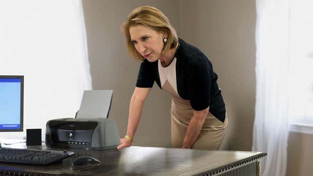 Image for article titled ‘I Think We Still Have A Shot,’ Carly Fiorina Assures Closest Inkjet Printer