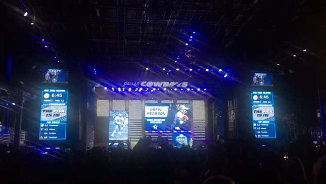 Cowboys Draft Pick Drowned Out By Boos