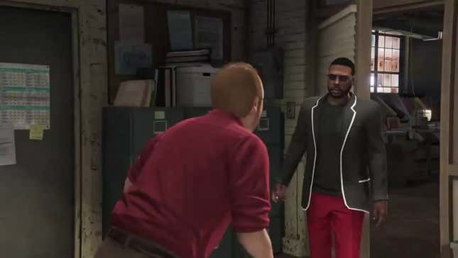 <i>GTA V</i> Character Jokes About How Long It Took for Heists to Come Out