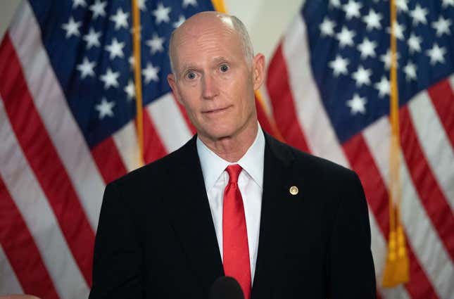 Rick Scott got that Rona.