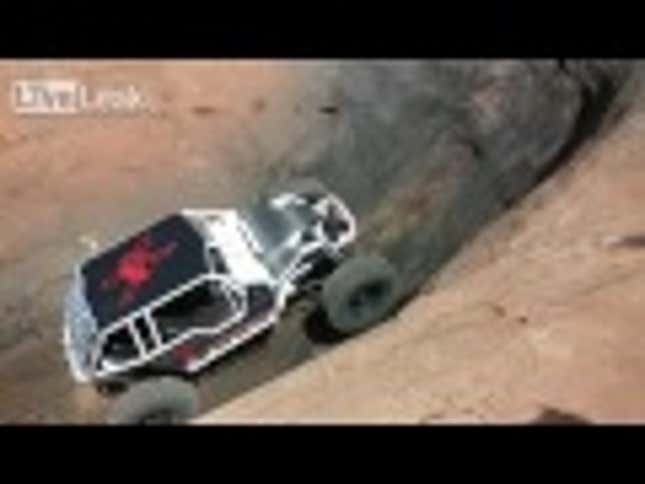 Can A 4-Wheel Burnout Get This Jeep Out Of A Slick Rock Pit?