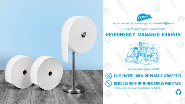 Charmin Forever Roll Starter Kit BOGO | $30 | Charmin | Use the promo code charmingift19