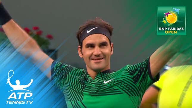 Don't Call This Vintage Federer, He's Got A Brand-New Weapon