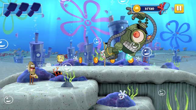 Image for article titled Aww, Apple Arcade&#39;s Got A Spongebob Game Now