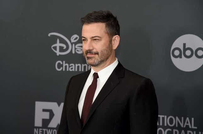 Image for article titled Jimmy Kimmel Comes Under Fire for Unearthed Blackface Skit and N-Word Usage