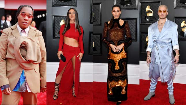 Image for article titled Drowning in Ruffles and Sequins On the 62nd Grammys Red Carpet