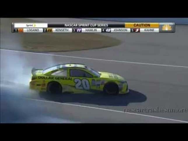 NASCAR's Joey Logano Spins Out Matt Kenseth To Win At Kansas